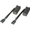 vhbw 2 Spazzole carbone per Bosch GBH 36 VF-LI 36 V-LI