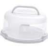 Porta torte portatile da 26 cm con coperchio a cupola, robusta scatola di