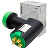 Premiumx Gdqs Quad LNB Digital Full HDTV 0,1 LMB 4 Partecipanti 4 Fach Direttame