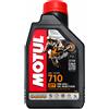 MOTUL 1 Litro Olio Per Miscela MOTUL 710 2T 100% Sintetico Estere Road Offroad