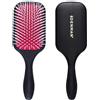 Denman D38 Power Paddle Zwart/Rood - Spazzola piatta per capelli, colore nero, r