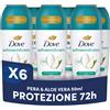 Dove Deodorante Roll On Advanced Care Pera e Aloe Deodorante Antitraspirante Formula
