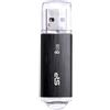 ‎Silicon Power SILICON POWER Memory USB Ultima U02 8GB USB 2.0 Black