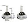 Kit coppia lampade lampadine XENON D3S 35W 4300K HID senza cablaggio