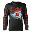 DEICIDE - ONCE UPON THE CROSS (BLACK) BLACK Long Sleeve Shirt Large