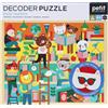 Petit Collage Readers Decoder Puzzle, 0810073341920