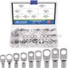 Glarks 65 capicorda assortiti resistenti per cavo batteria, occhielli in