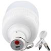 LED Lampadina LED Portatile Ricaricabile per Attivit�� Esterno e Interruzioni di Cor