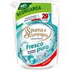 Spuma di Sciampagna Ecoricarica Detersivo Lavatrice Fresco Puro 29 l y8cm