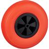 Relaxdays Ruota per Carriola 3,50-6, Gomma Piena, Cerchione Plastica, (b5z)