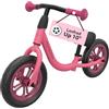 Hudora Bicicletta senza pedali Up 10 Pixie - Bici pedagogica per bambini dai 18 mesi - Geometria Antiribaltamento - Primi passi cavalcabile per bambini di 78-100 cm - Giocattolo con 2 ruote