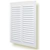 NordBorn Griglia di ventilazione in metallo, 20 x 25 cm, con rete per insetti,