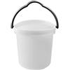 GIO'STYLE Giostyle Secchio in Plastica, Bianco, Capienza 10 Lt