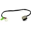 Ver descr. Connettore DC Jack Per Portatile HP 15-AN000NA 15-AN050CA STAR WARS TPN-Q159