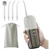 RAZOKO Irrigatore orale wireless per denti Irrigatore orale Vincitore del test Pulitore dei denti elettrico con 4 modalità e 3 marce IPX7 impermeabile portatile USB ricaricabile acqua filo interdentale per