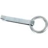 Alberts 204600 Anello di fissaggio, blu galvanizzato, da murare, 170 mm x Ø65 mm
