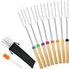 OFFCUP Bastoncini da Tostatura, 8PCS Forchette per Tostare Marshmallow,