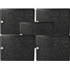 vhbw 5 Filtro carboni attivi per Philips AC3829/10 AC2889/10 AC2887/10 AC2882/10
