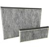 vhbw 2x filtro carboni attivi per Neff D96IMW1N0 D96IMS1N0/04 D96IMS1N0/03 cappe