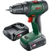 Bosch UniversalDrill 18V Trapano Avvitatore Senza Cavo Nero 1,2 kg