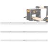 VEVOR Set di Lame 3 Pezzi per Pialla a Filo Spessore di Legno da Banco in HSS 33cm, Set Lame da 3 Pezzi per Pialla Filo Spessore di Legno da Banco in Acciaio 32-33cm, Lame per Pialla in Materiale HSS