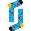 Happy Socks Calzini Donna Blu In Cotone Pettinato Chili Cat Taglia 5.5-9.5 NWT