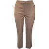 Marina Rinaldi Pantaloni Dritti Marroni Robin Da Donna Marina Rinaldi Taglia 16W/25 NWT