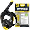 CRESSI Bali Full Face Mask - Maschera Snorkeling Integrale Unisex, Lente Ultra C