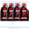 MOTUL 4 Litri Olio Motore Motul 4100 SYN NERGY 15W50 ACEA A3 B4 API SP SEMI SINTETICO