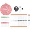 No 2X(NE555 LED Decorazione per Albero di Natale LED Lampeggiante PCB Saldatur3155