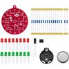 No 2X(NE555 LED Lampeggiante PCB DIY Kit di Saldatura Decorazione Albero di Na1920