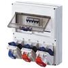 Gewiss - Quadretto Combibloc ASD - Da Parete - 2 Prese 2P+T 16A + 1 Presa 3P+T 16A - IP55