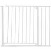 Relaxdays Cancello di Sicurezza per Scale, 95-100 cm, Senza Foratura, Baby e Bambini, Cancello a Morsetto, Bianco