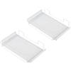 No 2X(Staffa per Rack per Router, Montaggio A Parete, Fori, per , Set-To7262