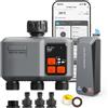 johgee Timer Irrigazione WiFi 3 Vie con Tecnologia RF 300M Centralina Irrigazione WiFi