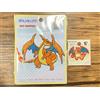Pokémon Tasca Mostri Ufficiale Guarnizione / Ferro Su Patch Mega Charizard Set Pokemon