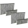 vhbw 4x filtro carboni attivi per Neff D96IMW1N0 D96IMS1N0/04 D96IMS1N0/03 cappe