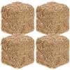 4 Pcs Mini Balle Di.fieno Ornamento Balla Accessori Da Giardino Miniatura