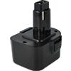 vhbw Batteria sostituisce Dewalt EZWA 60, ELU SBA55, DW9072, ELU EZWA 49 3Ah 12V