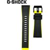 Casio Cinturino orologio CASIO G-SHOCK nero giallo uretano 10589369 per GA-2000-1A9...