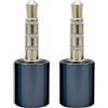 No 2X(2 Pezzi 3,5 mm MIC Blocker - Dispositivo di Blocco del Suono per La Prot4800