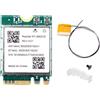 No 2X(WiFi 6E RTL8852CE M.2 Scheda di Rete per 10/11 2.4/5/6GHz Card di Rete S5V8)