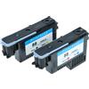 vhbw 2 testina per HP Officejet Pro K550DTN K550DTWN K8600 black/cyan/magenta/yellow