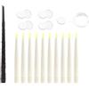 No 2X(10 Pezzi di Candele LED Galleggianti Magiche con Bacchetta Magica e Tele8042