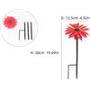Palo da giardino 50 cm ferro fiore dipinto a mano margherita decorazione uso cor