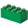 Lego Italy LEGO Brick Lunch Box Verde, 9.2 x 4.6 x 4.3 cm