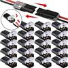 No 2X(Confezione da 100 Connettori per Cavi A 2 Pin , Morsettiere A Connession2445