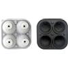 No 2X(Muffole per Ghiaccio A Sfera 3D In Silicone da 2,2" per Whisky, 7255