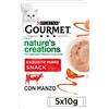Gourmet Purina Gourmet Nature's Creations Exquisite Puree Snack Gatti con Ma r4fU