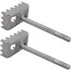No 2X(SDS Plus Fori Taglialette Quadrate per Punzonatura per Punzonatura 2 Pac2362